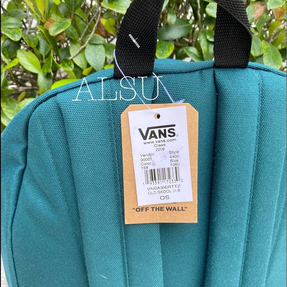 VANS Old Skool ||| Backpack Green AUTHENTIC - Picture 6 of 8